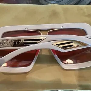 Gucci Ivory Sunglasses with Amber Lenses GUCCI Ivory/Yellow Lens 63-145MM Men main image 3